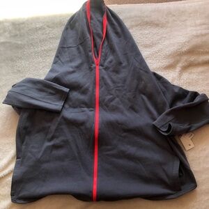 Jessica Simpson Gray Hoodie with pink Zipper